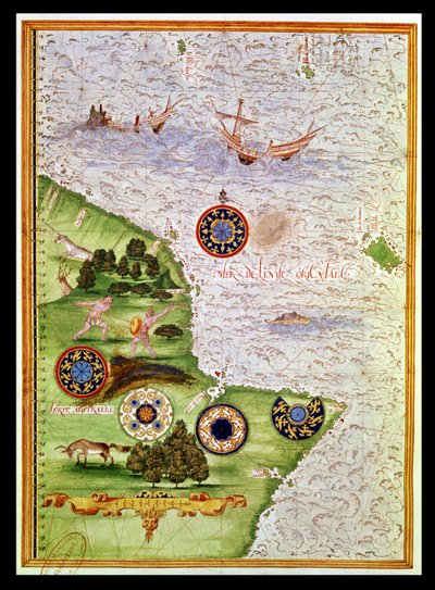 Fol.41v Mappa dell